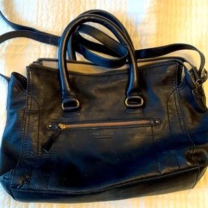 American Leather Co crossbody, black
